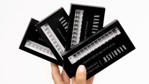 Forhåndslimte vipper for hjemmeextensions nanolash